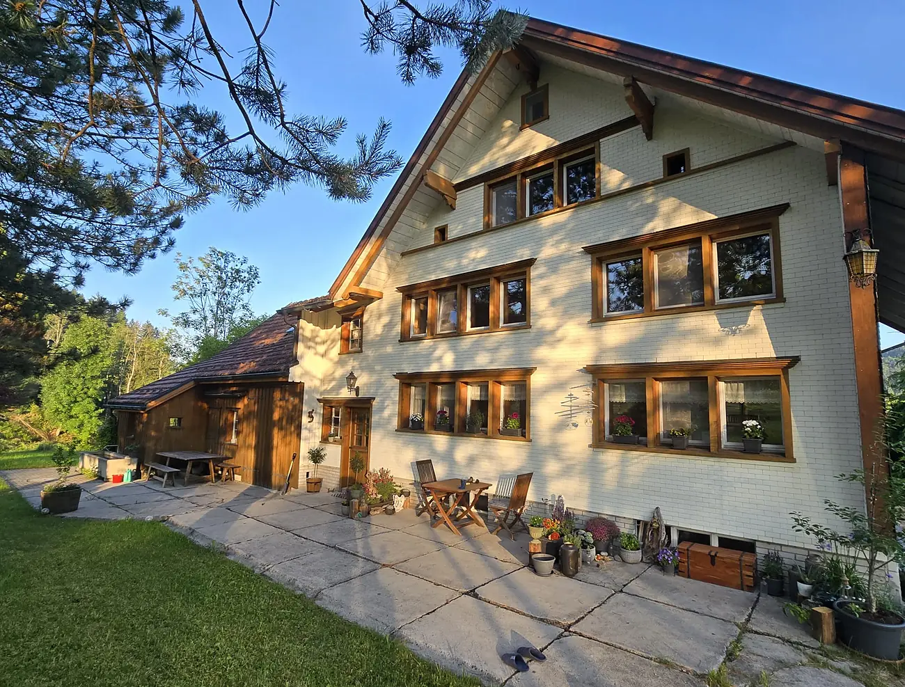Das Retreat-Haus im Appenzellerland, eingebettet in die Hügellandschaft